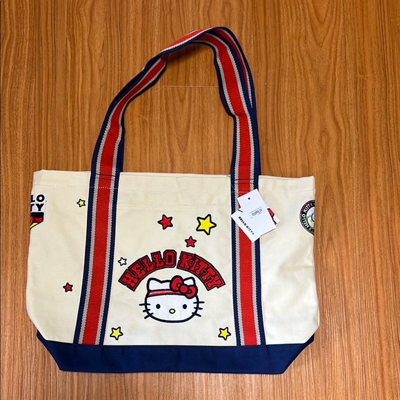 Sanrio Hello Kitty Canvas Tote Bag - Picture 1 of 7